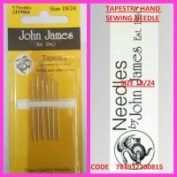 JOHN JAMES TAPESTRY HAND SEWING NEEDLE SIZE 18/24